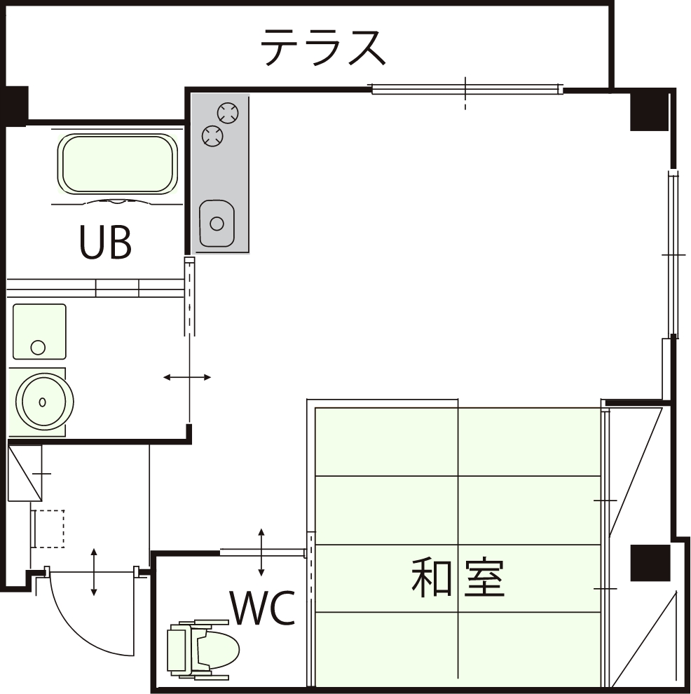 タイプCの間取り図