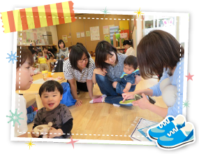 おしゃべりカフェ~子どもの靴の選び方~の1コマ