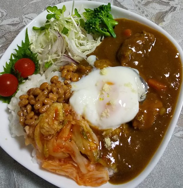 キムチ納豆カレー コープでphoto