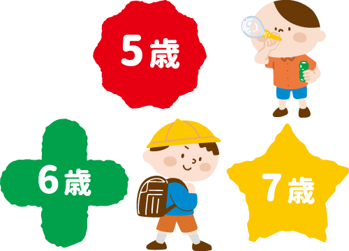 5歳6歳7歳