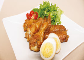 鶏肉のオレンジ煮