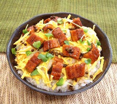 うなぎと卵のどんぶり