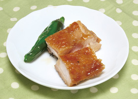 秋の行楽弁当シリーズ1　鶏の照り焼き