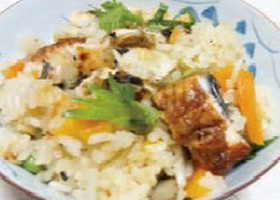 ウナギの炊き込みご飯