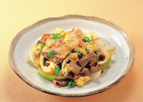 豚肉とピーマンのチャンプルー