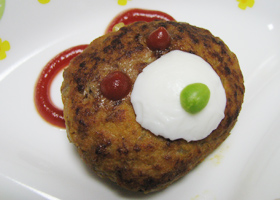 にんじんのハンバーグ