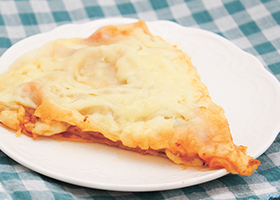 餃子の皮でラザニア風