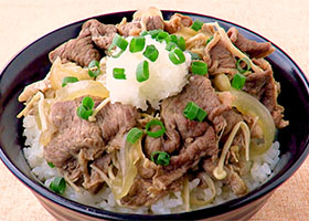 ヘルシー牛丼みぞれのせ