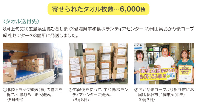 平成30年7月 豪雨支援活動 福井県民生活協同組合