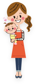お母さんと赤ちゃん