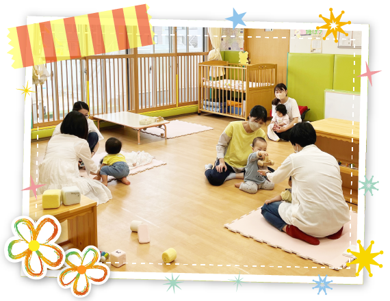 「県外ママ集まれ」おしゃべりひろばの1コマ イメージ