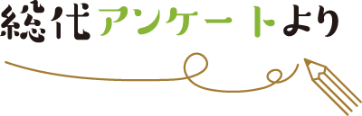 総代アンケートより