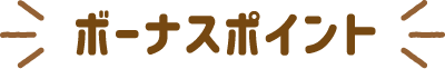 ボーナスポイント